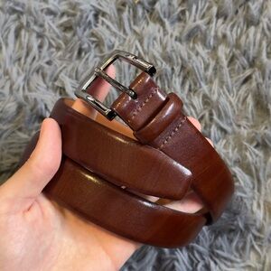 Men's Brown Leather Belt